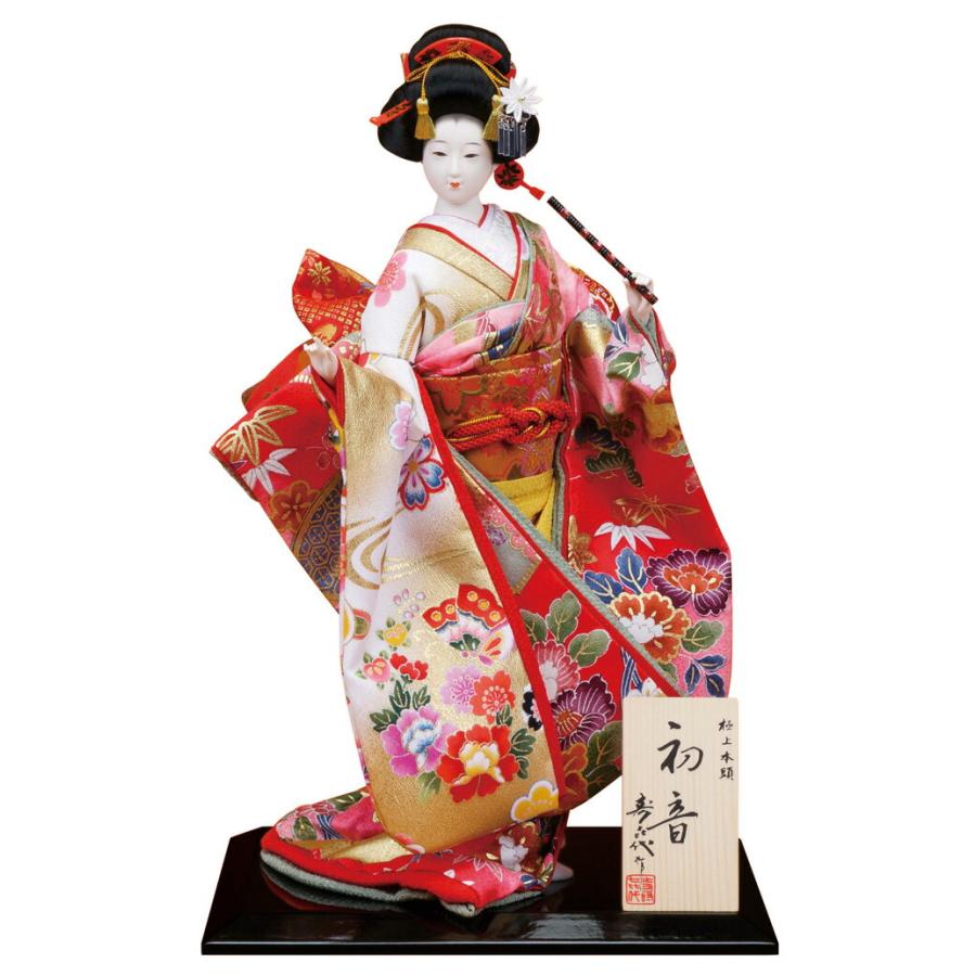 公式の 日本人形 尾山人形 寿喜代作 平安 正絹 美品 花魁 工芸品