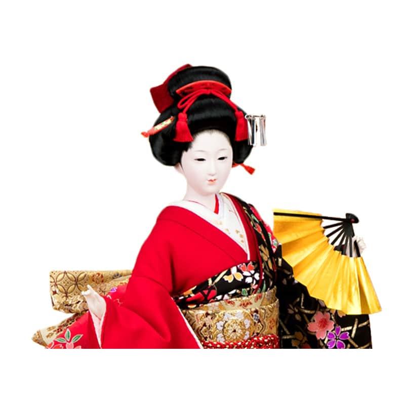 100周年記念祭】日本人形 尾山人形 人形単品 寿喜代作 京峰 正絹 10号
