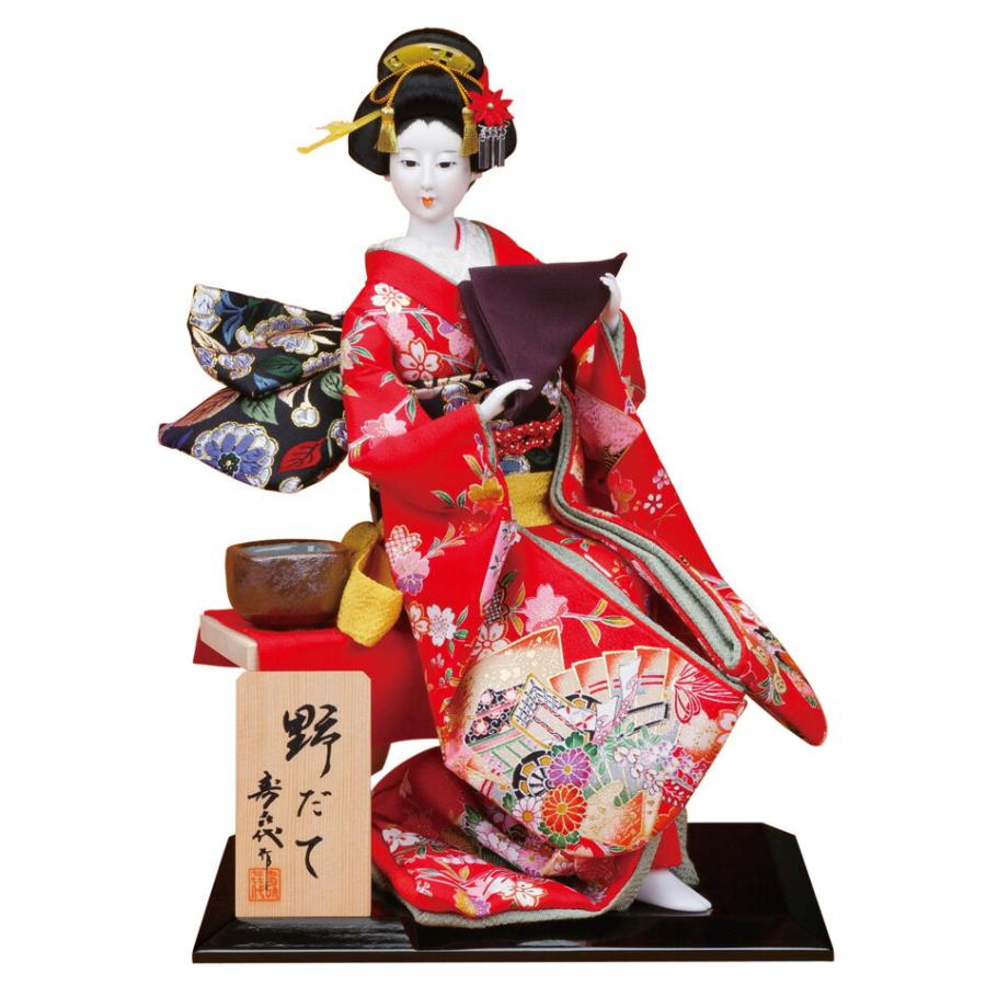 100周年記念祭】日本人形 尾山人形 人形単品 寿喜代作 野だて 正絹 10