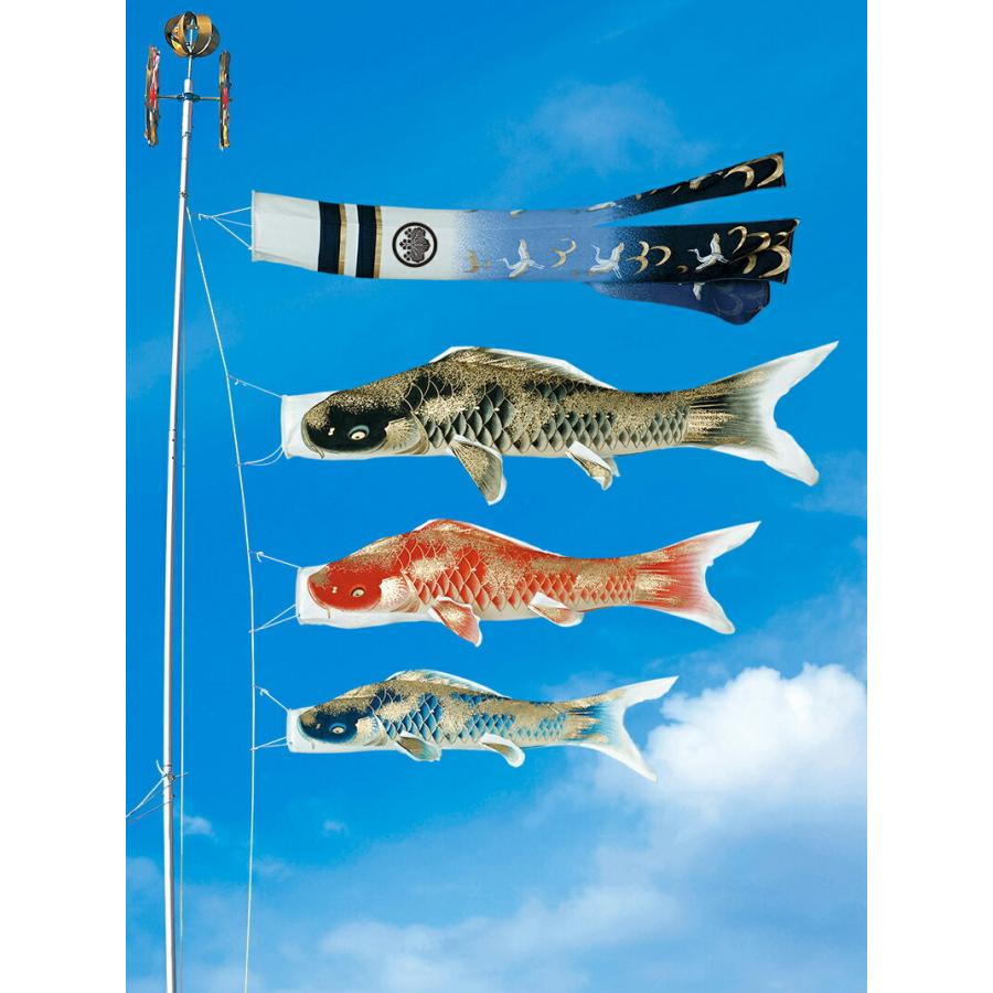 東旭鯉のぼり 3m積美画鯉のぼり6点セット（ポールなし） 【公式通販】