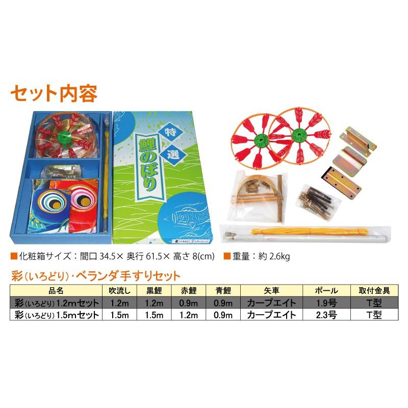 東旭 3/30セール 2000円OFFクーポン+最大P18 鯉のぼり ベランダ 1.5m 