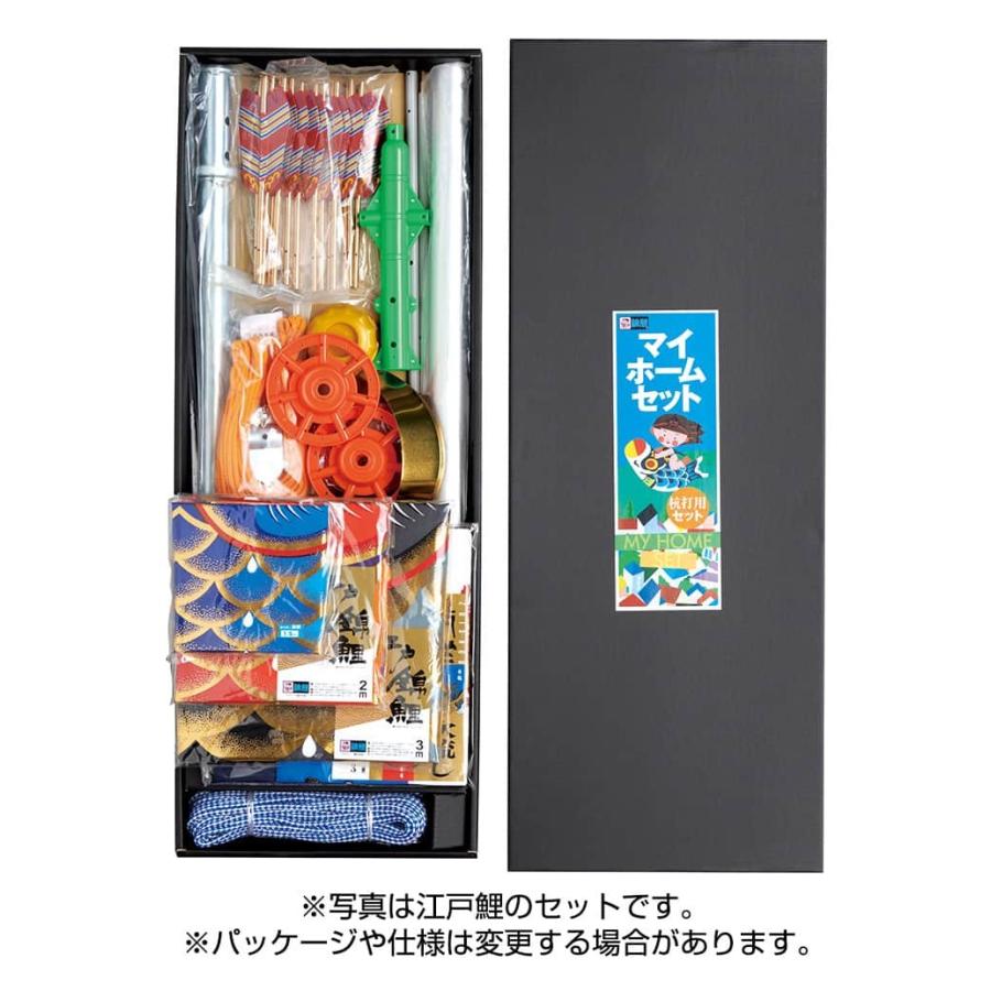 直販値下げ こいのぼり 錦鯉 ワタナベ 鯉のぼり 庭園用 3m マイホームセット 羽衣 浪千鳥吹流し ポリエステル 杭打込 家紋・名前入れ可能 wtk-mhhnn30