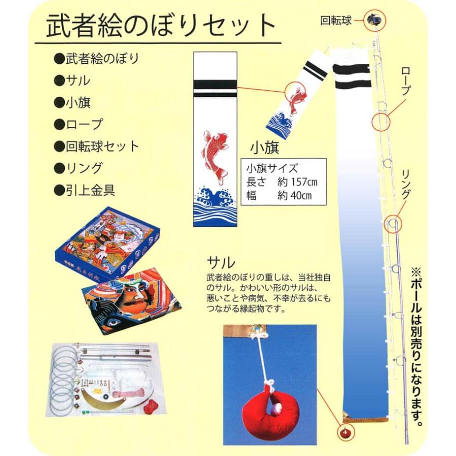 キング印鯉のぼり 【100周年記念祭】武者絵のぼり キング印 武者幟