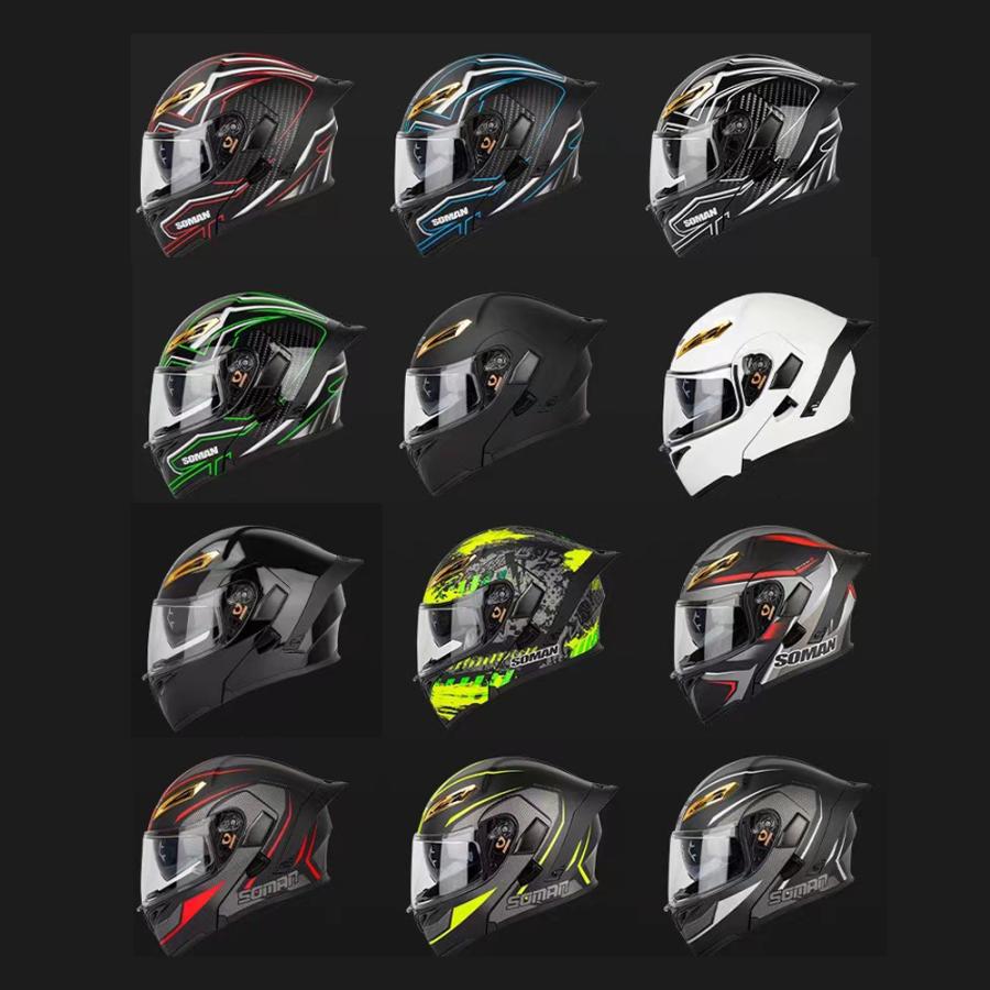 新作販売新作販売SOMAN システムヘルメット フリップアップ フル
