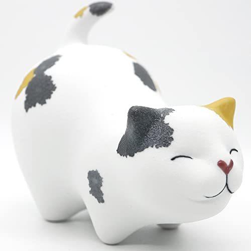 非常に高い品質 オーナーズグッズ 漫二家 猫 雑貨 1300 高温焼成 陶器 猫 置物 オブジェ 猫 グッズ 贈り物 縁結びの猫 猫 雑貨 猫好きプレゼント 女性 置き物 可愛い雑貨 Www Threeriversofs Com