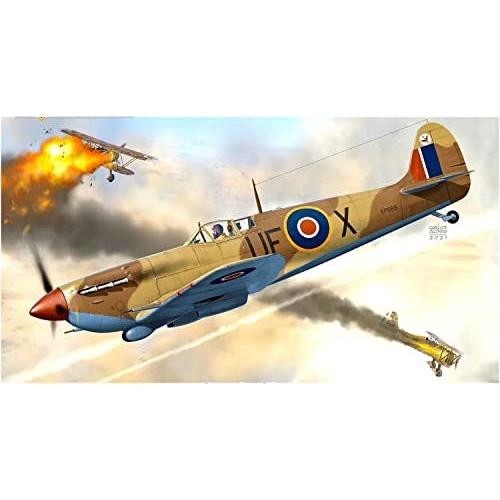 KPモデル 1/72 イギリス空軍 スピットファイア Mk.5b Trop アブキールフィルター プラモデル KPM0257