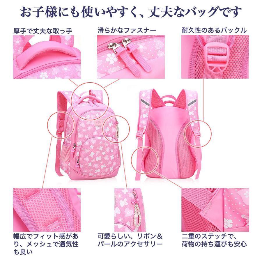 リュックサック キッズ リュック 小学生 高学年 女の子 子供 かわいい バッグ 軽量 大容量 遠足 林間学校 Cute Wink フラワープリンセス Lサイズ Bag Fp L Smiling Family ヤフー店 通販 Yahoo ショッピング