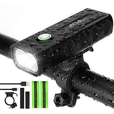 贈り物 自転車ヘッドライト Usb充電式1000ルーメンledバイクフロントライト高輝度6時間マウンテンロードサイクリング安全通勤懐中電灯 3つのモード 防水 バックパック ザック Sipil Ub Ac Id