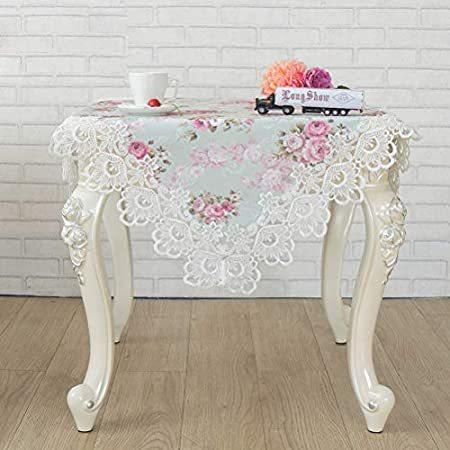数量は多 Wshine ピンク ホワイト レース プレースマット ベッドサイド テーブルカバー フラワードイリー スカーフ 刺繍 テーブルクロス ウェディングパ 最安値挑戦 Johnydar Com