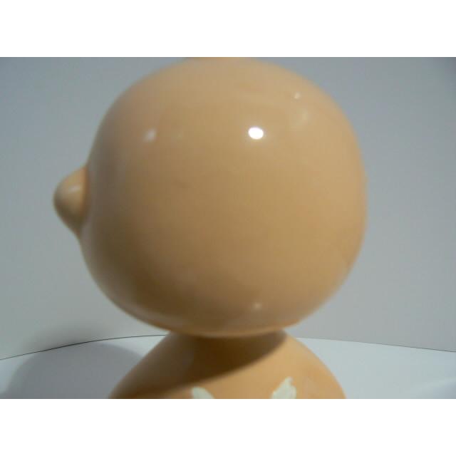 昭和レトロ　陶器のキューピー貯金箱　中古 |  | 06