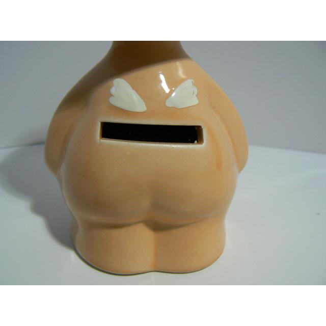 昭和レトロ　陶器のキューピー貯金箱　中古 |  | 07