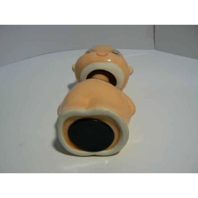 昭和レトロ　陶器のキューピー貯金箱　中古 |  | 09