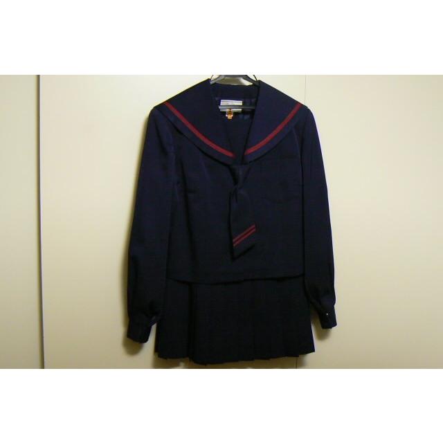 カンコー 戸山中学校 赤ラインセーラー服 中古 上下 業者クリーニング