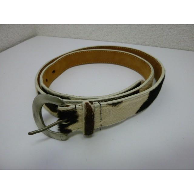 GAP（ギャップ） 牛柄レザーベルト アメリカ製 中古 革 皮 本革