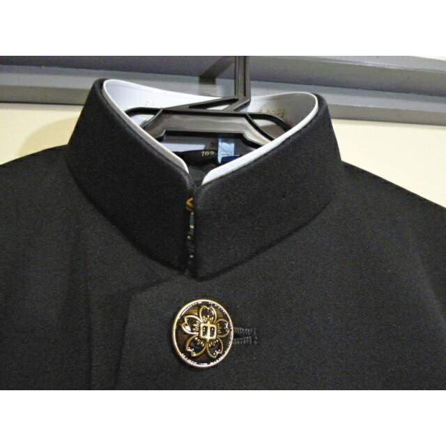 カンコー SF レギュラーカラー黒学生服（学ラン）165A 新品ボタン