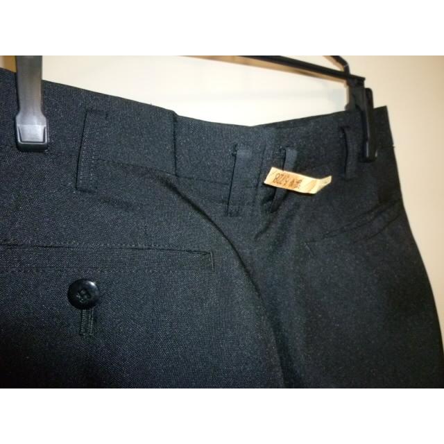 学ラン スラックス 中古  学生服  155A  ウエスト67cm トンボ学生服 男子 ズボン ノータックスラックス ウエスト92〜100cm