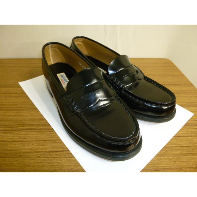 HARUTA（ハルタ） ローファー 4505 ３E(EEE)　 幅広 BL 黒 サイズ24cm　中古　日本製　通学靴　学生靴 | 
