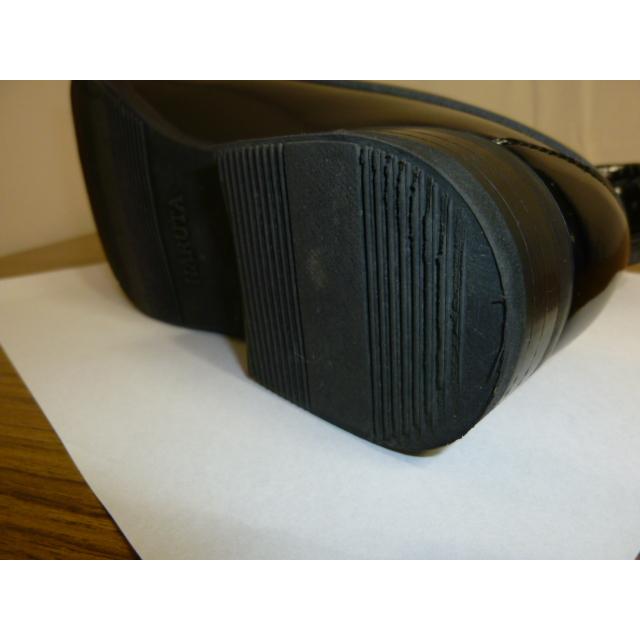 HARUTA（ハルタ） ローファー 4505 ３E(EEE)　 幅広 BL 黒 サイズ24cm　中古　日本製　通学靴　学生靴 |  | 16