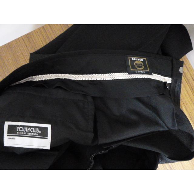 YOUTH CLUB FINEST EDITION 標準型学生服(学ラン)夏ズボン(黒 YOUTH CLUB FINEST EDITION 標準型学生服(学ラン)夏ズボン(黒
