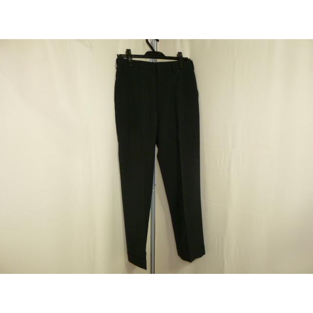 YOUTH CLUB FINEST EDITION　標準型学生服（学ラン）夏ズボン（黒）/スソ折り返しデザイン　ウエスト70　中古　業者クリーニング済み |  | 02