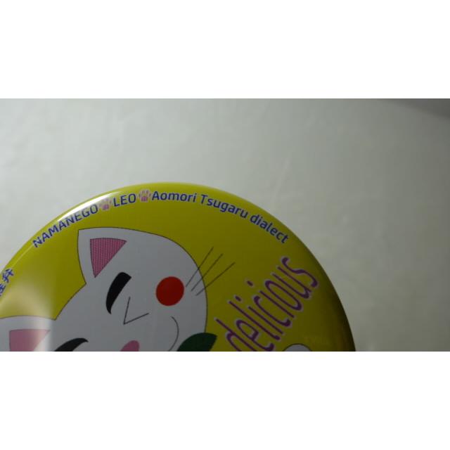 なまねご・レオ 青森 津軽弁 缶バッジ め（りんご）　新品 |  | 07