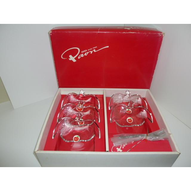 曽我ガラス5点セット Amazon.co.jp: 昭和レトロ 曽我ガラス 涼そうめんセット 中鉢 特