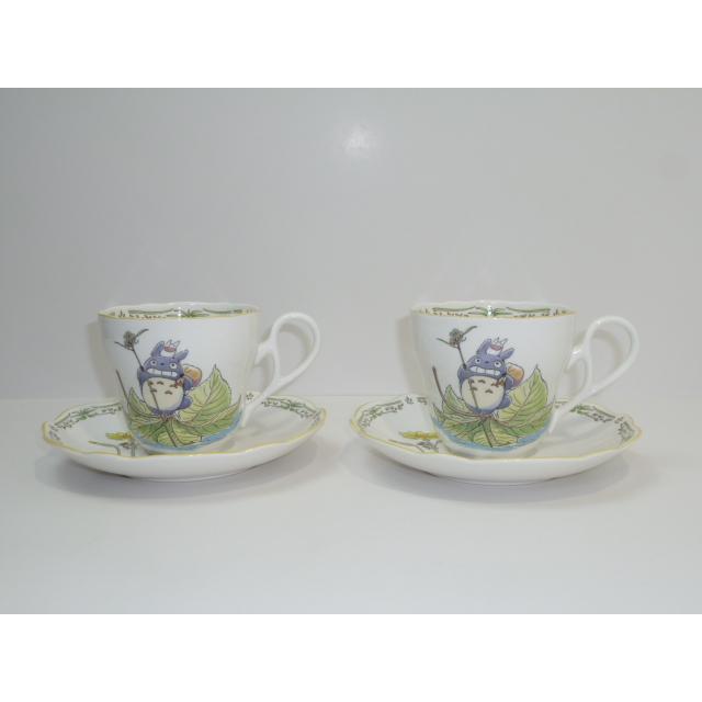 ノリタケ となりのトトロ カップ＆ソーサー 2客セット 日本製 中古 