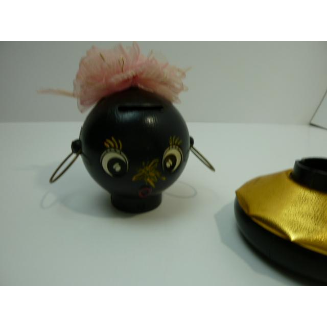 昭和レトロ　ダッコちゃん風の貯金箱　中古　長期保管品 |  | 18