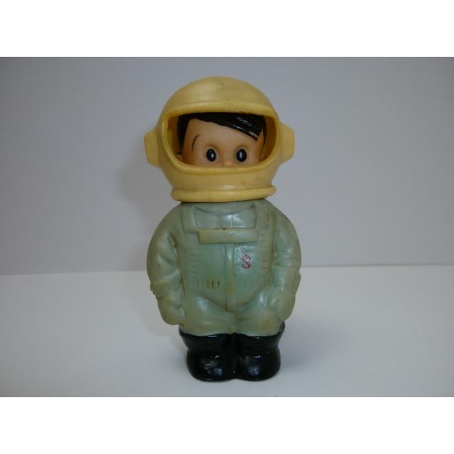 昭和レトロ　信ちゃん　宇宙飛行士の貯金箱　中古　長期保管品 | 