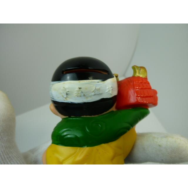 昭和レトロ　青森銀行　青銀アッちゃん貯金箱　郷土のお祭りシリーズ　獅子舞の巻　中古　長期保管品　あおもりぎんこう　ノベルティ |  | 10