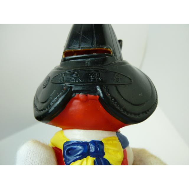 昭和レトロ　青森銀行　青銀アッちゃん貯金箱　刀兜の人　中古　長期保管品　あおもりぎんこう　ノベルティ |  | 17