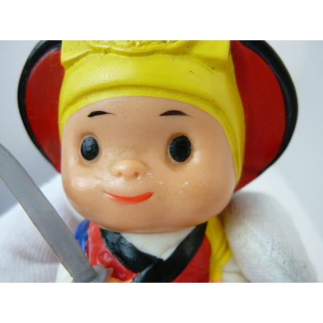 昭和レトロ　青森銀行　青銀アッちゃん貯金箱　刀兜の人　中古　長期保管品　あおもりぎんこう　ノベルティ |  | 09