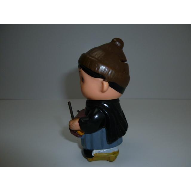 昭和レトロ　青森銀行　青銀アッちゃん貯金箱　太鼓をたたく人（茶の帽子）　中古　長期保管品　あおもりぎんこう　ノベルティ |  | 03