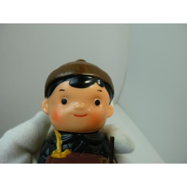 昭和レトロ　青森銀行　青銀アッちゃん貯金箱　太鼓をたたく人（茶の帽子）　中古　長期保管品　あおもりぎんこう　ノベルティ |  | 08