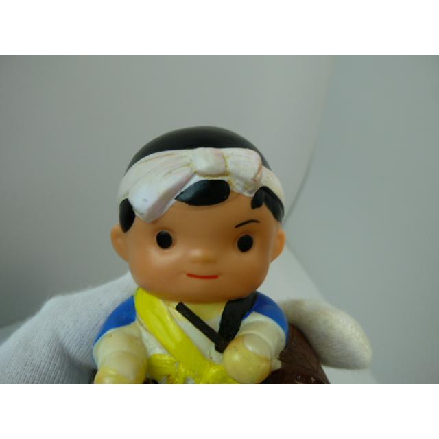 昭和レトロ　青森銀行　青銀アッちゃん貯金箱　太鼓をたたく人（ハチマキ）　中古　長期保管品　あおもりぎんこう　ノベルティ |  | 08