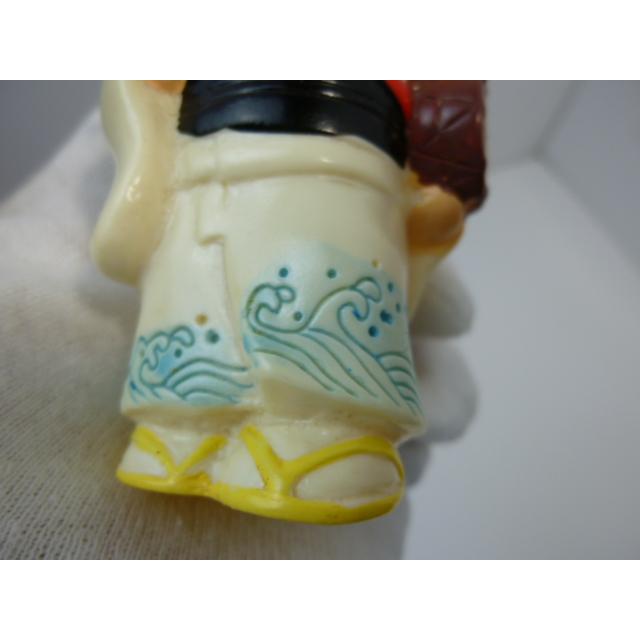 昭和レトロ　青森銀行　青銀アッちゃん貯金箱　太鼓をたたく人（カサ）　中古　長期保管品　あおもりぎんこう　ノベルティ |  | 10