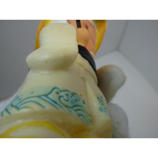 昭和レトロ　青森銀行　青銀アッちゃん貯金箱　太鼓をたたく人（カサ）　中古　長期保管品　あおもりぎんこう　ノベルティ |  | 16