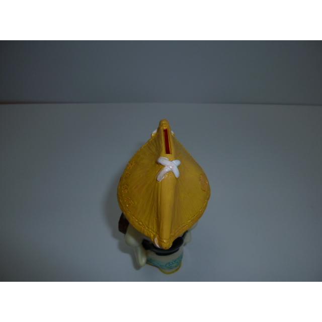 昭和レトロ　青森銀行　青銀アッちゃん貯金箱　太鼓をたたく人（カサ）　中古　長期保管品　あおもりぎんこう　ノベルティ |  | 06