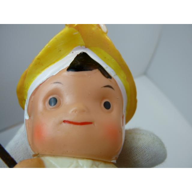 昭和レトロ　青森銀行　青銀アッちゃん貯金箱　太鼓をたたく人（カサ）　中古　長期保管品　あおもりぎんこう　ノベルティ |  | 08