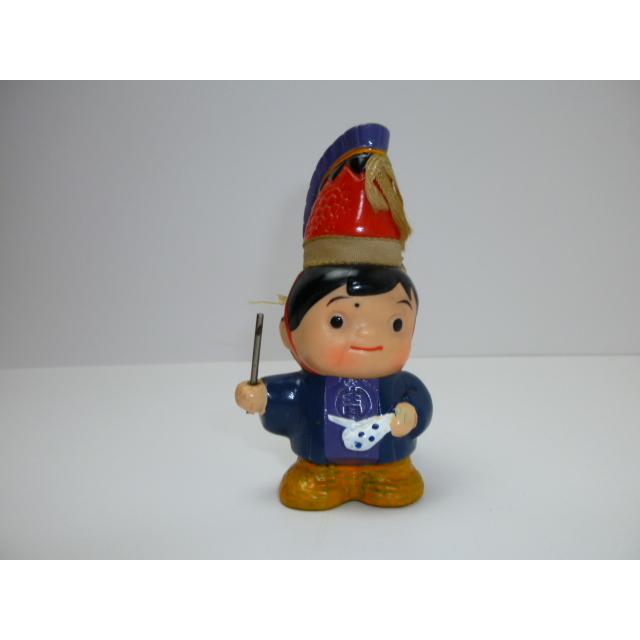 昭和レトロ　青森銀行　青銀アッちゃん貯金箱　八戸えんぶり　中古　長期保管品　あおもりぎんこう　ノベルティ | 