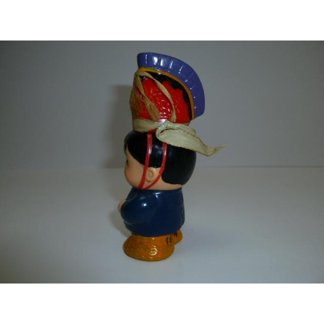 昭和レトロ　青森銀行　青銀アッちゃん貯金箱　八戸えんぶり　中古　長期保管品　あおもりぎんこう　ノベルティ |  | 03