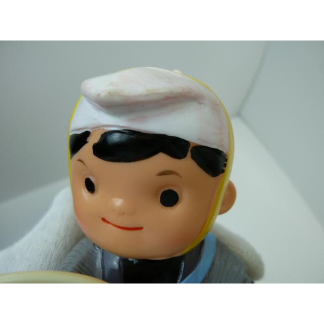 昭和レトロ　青森銀行　青銀アッちゃん貯金箱　扇子を持つ人　中古　長期保管品　あおもりぎんこう　ノベルティ |  | 11