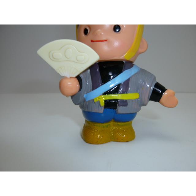 昭和レトロ　青森銀行　青銀アッちゃん貯金箱　扇子を持つ人　中古　長期保管品　あおもりぎんこう　ノベルティ |  | 03