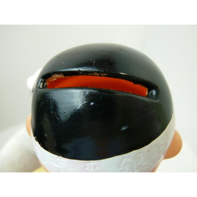 昭和レトロ　青森銀行　青銀アッちゃん貯金箱　杵を持った人(2)　中古　長期保管品　あおもりぎんこう　ノベルティ |  | 16