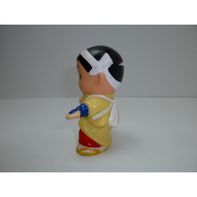 昭和レトロ　青森銀行　青銀アッちゃん貯金箱　杵を持った人(2)　中古　長期保管品　あおもりぎんこう　ノベルティ |  | 03