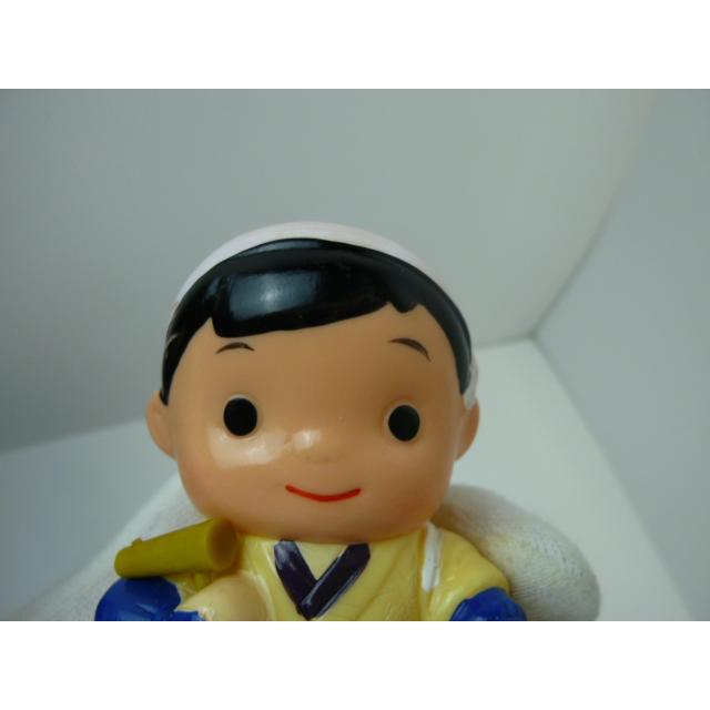 昭和レトロ　青森銀行　青銀アッちゃん貯金箱　杵を持った人(2)　中古　長期保管品　あおもりぎんこう　ノベルティ |  | 08