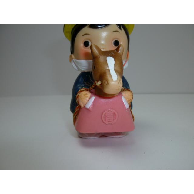 昭和レトロ　青森銀行　青銀アッちゃん貯金箱　南部駒おどり（ピンク）(2)　中古　長期保管品　あおもりぎんこう　ノベルティ |  | 02