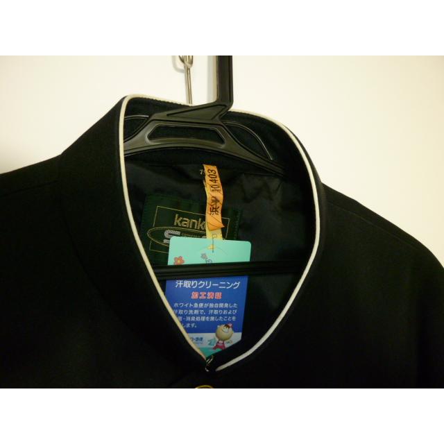 KANKO 青森県立青森高等学校 ラウンドカラー黒学生服（学ラン） 190A 中古 左下ダメージあり 業者クリーニング済み |  | 03