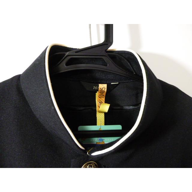 KANKO ラウンドカラー黒学生服（学ラン） 165A  ライナー付き 中古 クリーニングで落ちない汚れなど有り 業者クリーニング済み |  | 01
