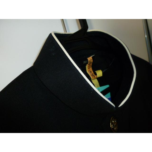 KANKO ラウンドカラー黒学生服（学ラン） 165A  ライナー付き 中古 クリーニングで落ちない汚れなど有り 業者クリーニング済み |  | 02